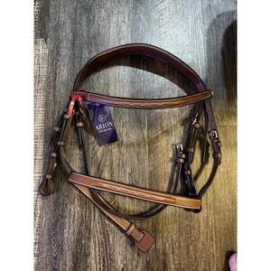 NEW Arion Sellier Pony Sized Fancy-Stitched Hunter Bridle